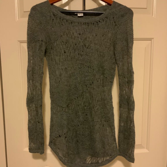 Helmut Lang grey sweater soft alpaca blend small - Picture 6 of 6